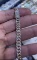 10K YELLOW GOLD 4.00CT DIAMOND CUBAN LINK BRACELET