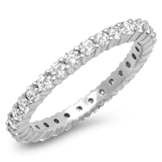 14K WHITE GOLD 1.80CT DIAMOND RING