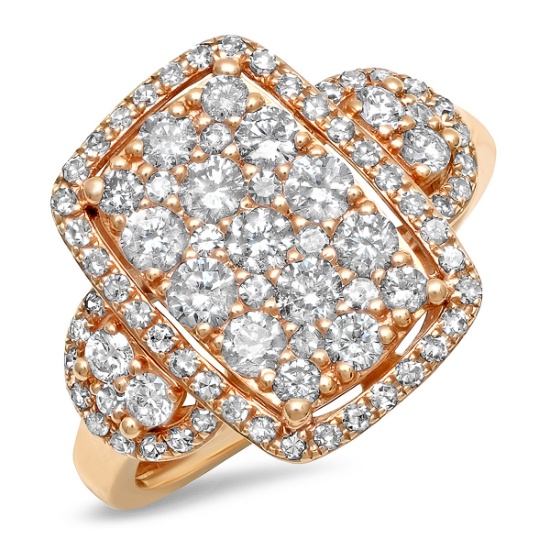 18K YELLOW GOLD 1.27CT DIAMOND RING