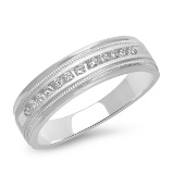 18K WHITE GOLD 0.30CT DIAMOND RING