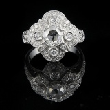 18K WHITE GOLD 1.44CT DIAMOND RING