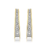 14K YELLOW GOLD 0.80CT VS DIAMOND EARRINGS