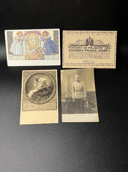 Kaiser Franz Joseph I Austria Emperor photo postcard lot