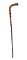 Antique vintage walking stick Cane with Sterling Silver