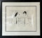 Al Hirschfeld find art lithograph pencil signed law and order with COA