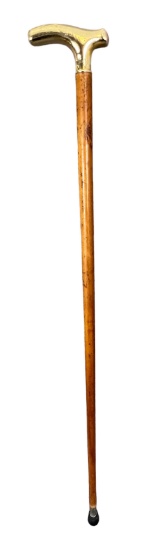 Antique vintage walking stick Cane 18 karat solid gold handle