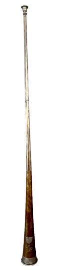 Antique Silver & Brass Hunting Horn By Kohler And Son