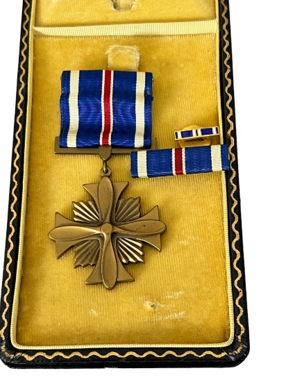 Distinguished flying cross World War II medal long box
