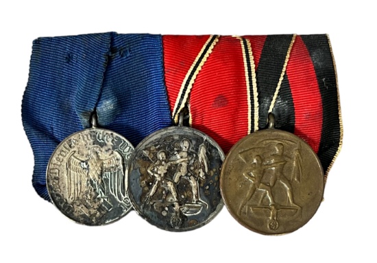 World War II Nazi German medal bar collection lot