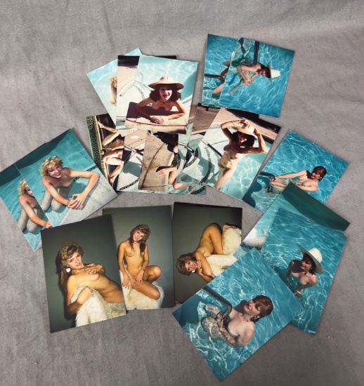 Vintage Pin Up Nude Female Model Photo Photograph Collection Lot