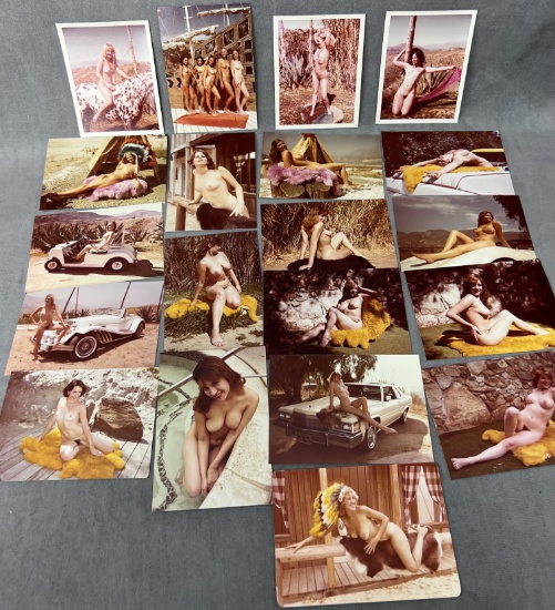 Vintage Pin Up Nude Female Model Photo Photograph Collection Lot