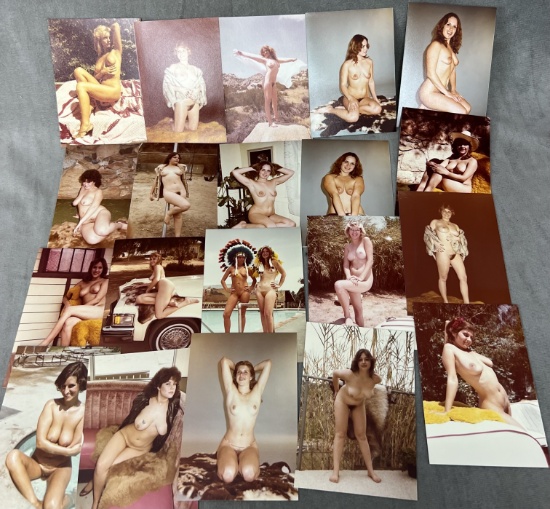 Vintage Pin Up Nude Female Model Photo Photograph Collection Lot