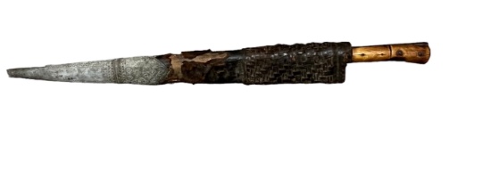 Antique vintage tribal sword weapon