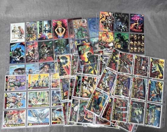 Vintage mars attacks Sci-fy trading card collection lot 99 pieces