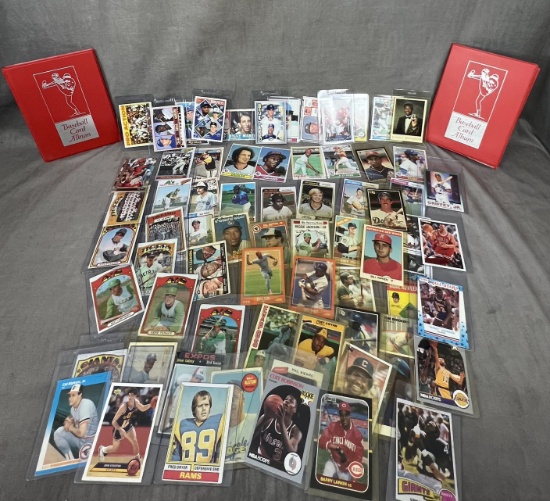 Vintage old baseball sports card collection lot