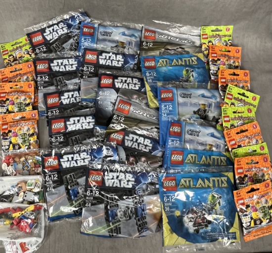Vintage sealed mini figures Lego collection lot