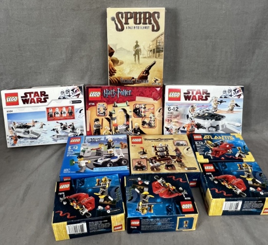 Vintage Lego collection sealed boxes Star Wars Harry Potter