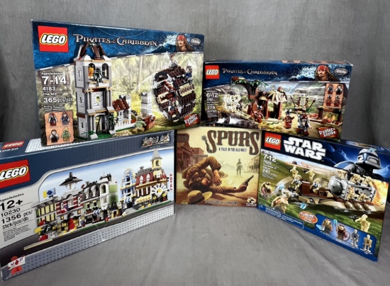 Vintage Lego sealed box collection Lot pirates of the Caribbean Star Wars
