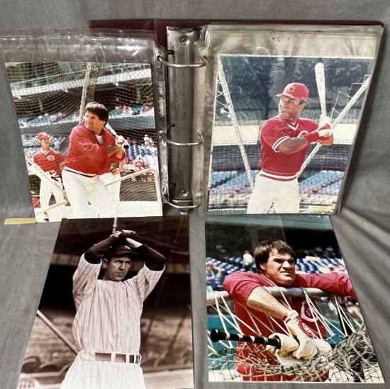Vintage baseball sport photograph collection lot 50 8 x 10 Pete Rose and many others