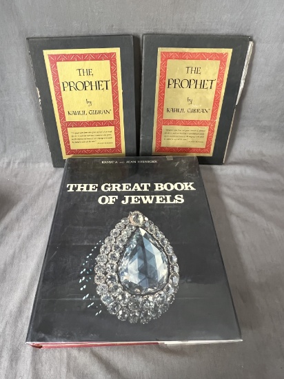 The Prophet by Khalil Gibran book 2 books vintage & and the great book of Jewels