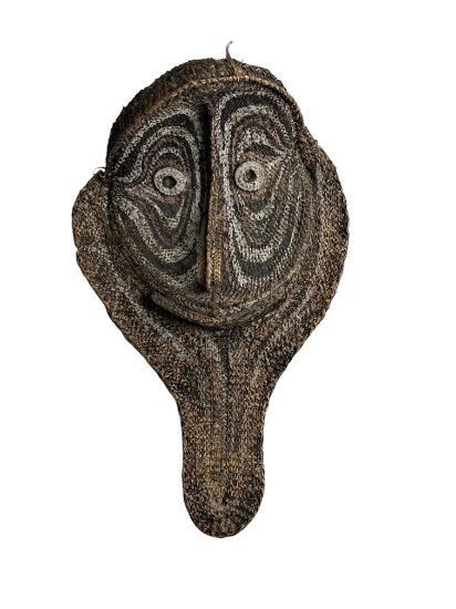 Antique African woven mask