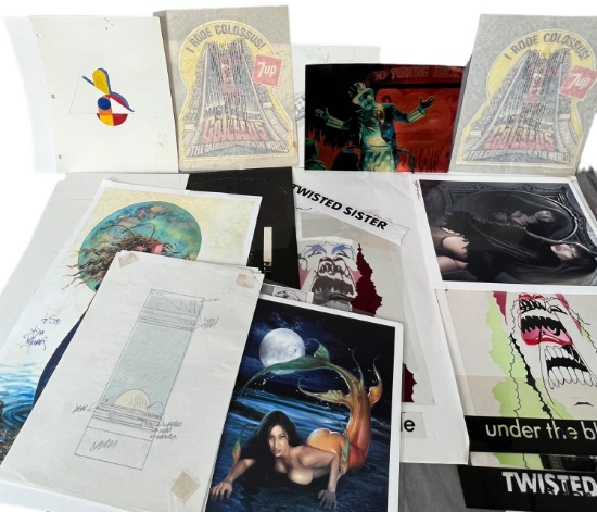 Sid Haig captain Spaulding animation production material art