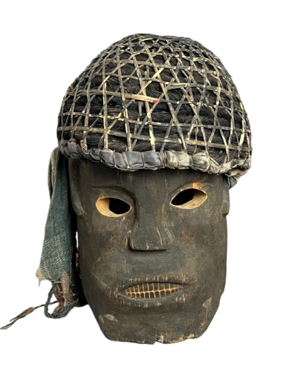 Rare African wearable mask head