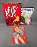 Vintage adult comic book lot three