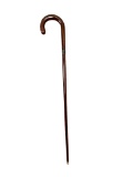 Antique vintage walking stick Cane with Sterling Silver