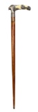 Antique vintage walking stick Cane with Sterling Silver