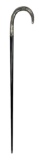 Antique vintage walking stick Cane with Sterling Silver
