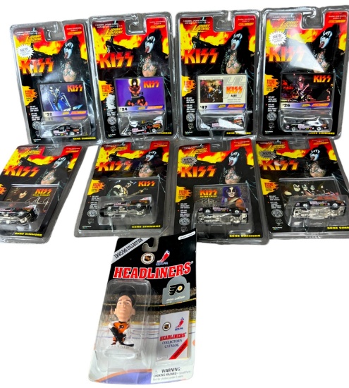 Vintage kiss Gene Simmons sealed Johnny lightning Toy car COLLECTION LOT