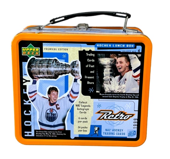 1999 Upper Deck Wayne Gretzky Retro Hockey Lunch Box OILERS