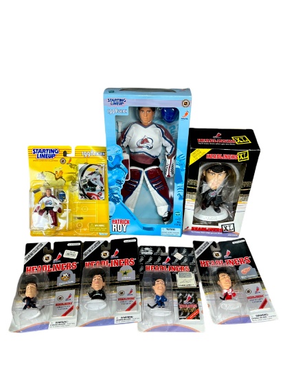 NHL hockey vintage original sealed action figure collection lot 10 pieces