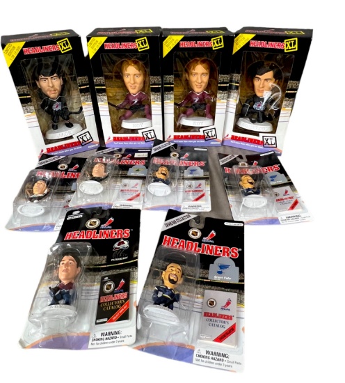 NHL hockey vintage original sealed action figure collection lot 10 pieces