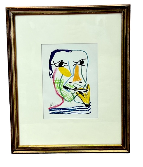 Pablo Picasso Limited addition lithograph Le Gout Du Bonheur with COA