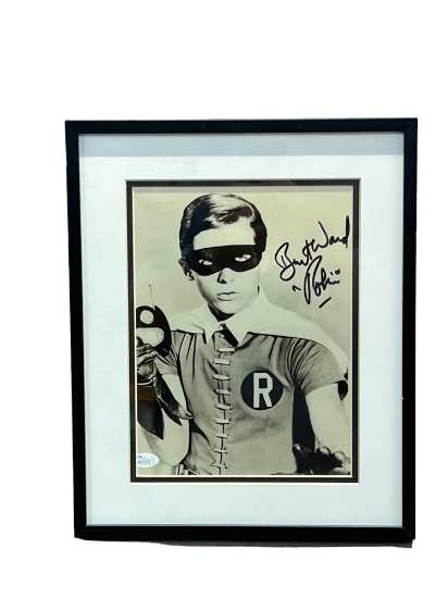 Batman Robin Burt Ward signed 8 x 10 photo with JSA certificate COA