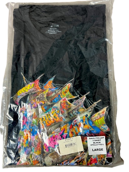 Dave Pollot vintage T-shirt large size sealed in bag