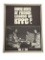 Vintage Original 1969 Jimi Hendrix KPPC Radio Promotional Poster.