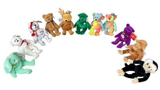 Vintage TY Beanie Baby Sealed Collection Lot