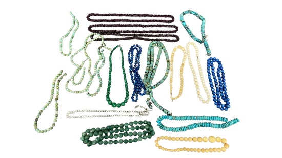 Bead Necklaces Collection Lot