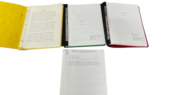 Vintage Movie/TV Script Collection Lot