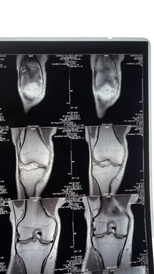 Nikki Sixx of Motley Crue Right Knee X-Ray
