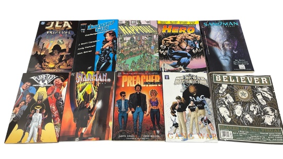 Comic Book Collection Softcover Book Lot