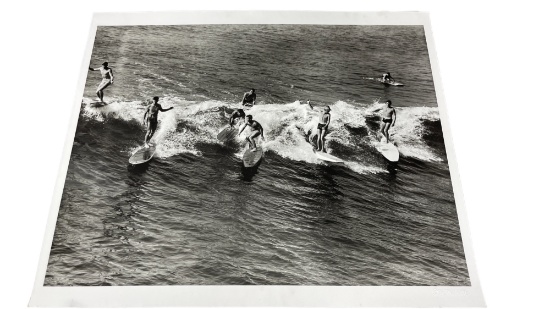 Catching the Waves Limited Edition Photograph 1955 Hulton Archive 12/300