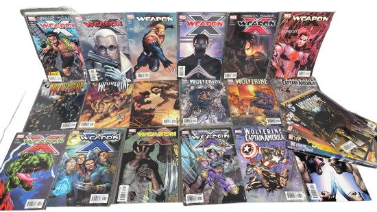 Marvel Weapon X/Wolverine Comic Book Collection Lot