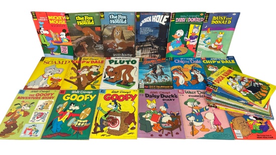 Vintage Walt Disney Comic Book Collection Lot
