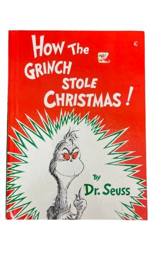 1985 How the Grinch Stole Christmas! by Dr. Seuss Illustrated First Edition Hardcover Book