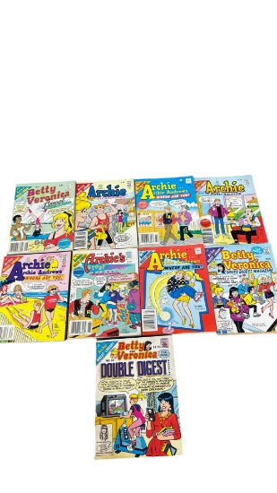 Vintage Archie Digest Library Magazine Collection Lot