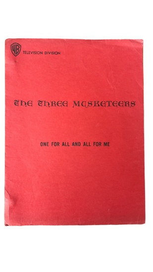 Vintage Warner Bros The Three Musketeers One For All and All For One Teleplay Script by Ron Bishop